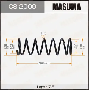 MASUMA CS2009 Пружина  подвески 