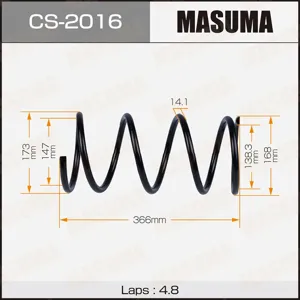 MASUMA CS2016 Пружина  подвески  передней