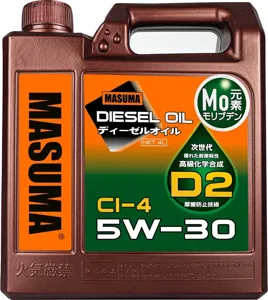 MASUMA D5009E Масло моторное 5W30 D2 CI-4 (дизель, синтетика) 4л