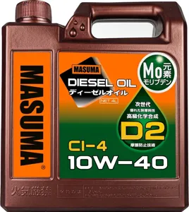 MASUMA D5013E Масло моторное 10W40 D2 CI-4 (дизель, синтетика) 4л