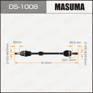 MASUMA DS1008 Вал приводной в сборе