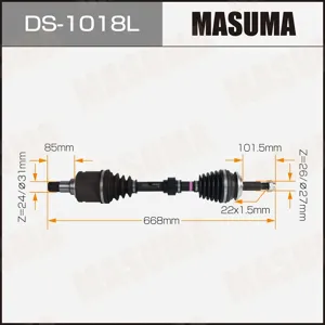 MASUMA DS1018L Вал приводной в сборе