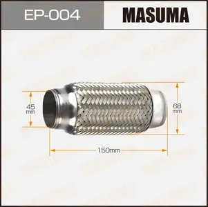 MASUMA EP004 Труба выхлопной системы гофрированная