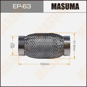 MASUMA EP063 Гофра глушителя MAZDA DEMIO -14