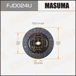MASUMA FJD024U Диск сцепления [230 mm]
