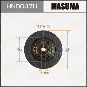 MASUMA HND047U Диск сцепления