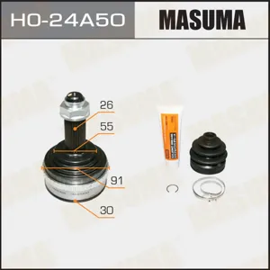 MASUMA HO24A50 Шрус наружный Honda Civic V-VI 1.3-1.6 91-00 2630шл ABS 50Т