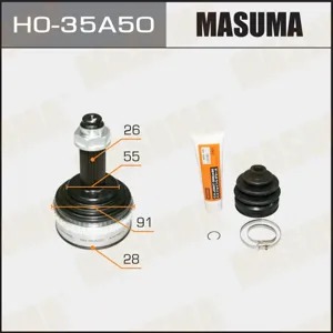 MASUMA HO35A50 Шрус наружный Honda Civic 1.3-2.0 94-01 2628шл ABS 50Т