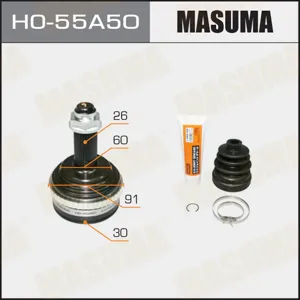 MASUMA HO55A50 Шрус наружный Honda Accord 97-02 Civic 00=>HR-V 98=> 2630шл ABS 50Т