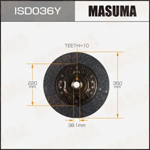 MASUMA ISD036Y Диск сцепления