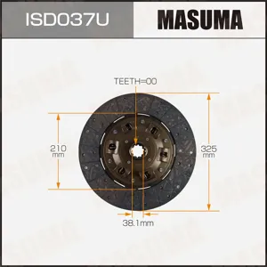 MASUMA ISD037U Диск сцепления