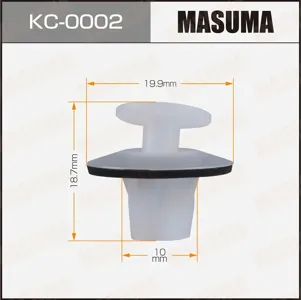 MASUMA KC0002 Клипса крепёжная Geely