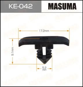 MASUMA KE042 Клипса пластиковая крепежная