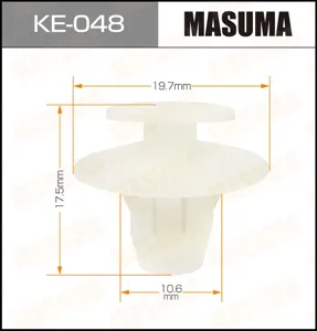 MASUMA KE048 Клипса (пластиковая крепежная деталь)