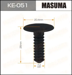 MASUMA KE051 Клипса автомобильная [упаковка 10 штук]