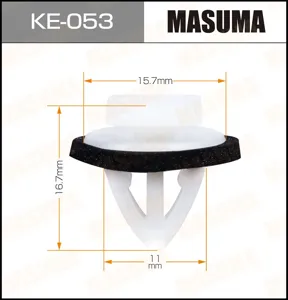 MASUMA KE053 Клипса крепления молдинга Hyundai Kia SOLARIS, Tucson IX35,XG