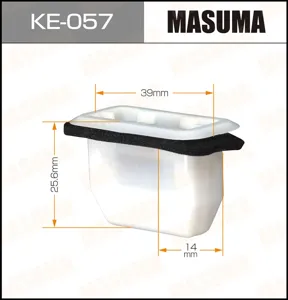 MASUMA KE057 Клипса автомобильная (автокрепеж) (упаковка 50 шт, цена за 1 шт)