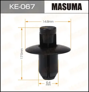 MASUMA KE067 Клипса крепежная Hyundai . Kia . Toyota , Mitsubishi