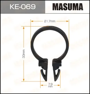 MASUMA KE069 Клипса автомобильная (автокрепеж) (упаковка 50 шт, цена за 1 шт)