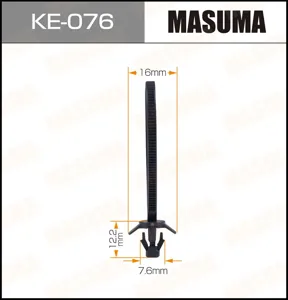 MASUMA KE076 Клипса автомобильная [упаковка 10 штук]