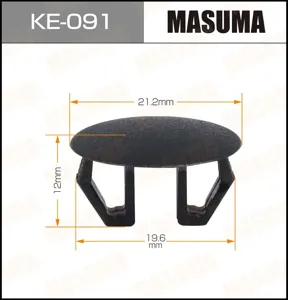 MASUMA KE091 Клипса автомобильная (автокрепеж) (мин. 50 шт.)