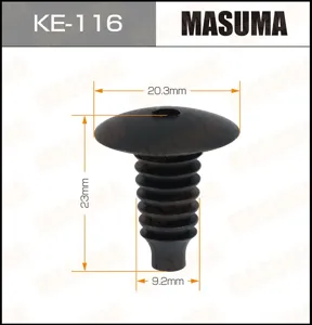 MASUMA KE116 Клипса пластиковая крепежная