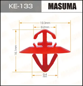 MASUMA KE133 Клипса пласт.