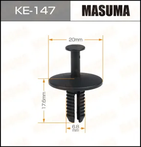 MASUMA KE147 Клипса е39 -38e-46задн бампер