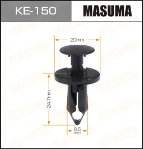 MASUMA KE150 Заклепка распорная 20x20x8 VW