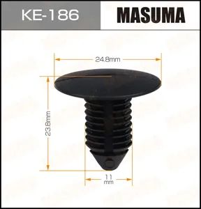 MASUMA KE186 Клипса бампера KE-186
