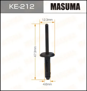 MASUMA KE212 Клипса пластиковая крепежная