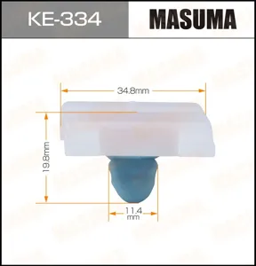 MASUMA KE334 Клипса пластиковая крепежная