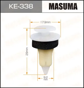 MASUMA KE338 Клипса автомобильная [упаковка 10 штук]