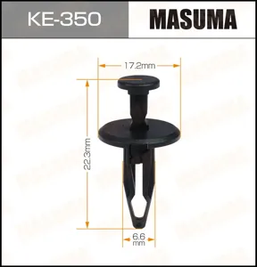 MASUMA KE350 Клипса автомобильная [упаковка 10 штук]