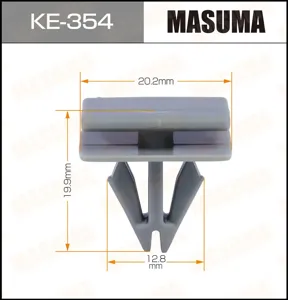 MASUMA KE354 Клипса автомобильная [упаковка 10 штук]