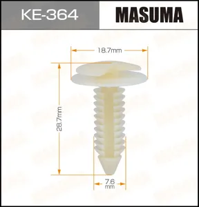 MASUMA KE364 Клипса пластиковая крепежная