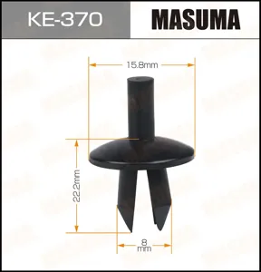 MASUMA KE370 Клипса пластиковая крепежная