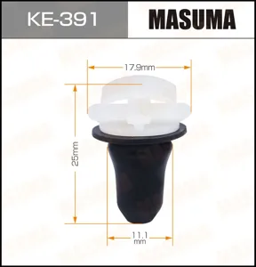 MASUMA KE391 Клипса пласт.