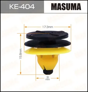 MASUMA KE404 Клипса (пластиковая крепежная деталь)