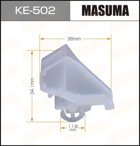 MASUMA KE502 Клипса пластиковая крепежная