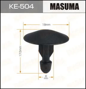 MASUMA KE504 Клипса пластиковая крепежная