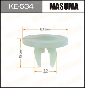 MASUMA KE534 Клипса (пластиковая крепежная деталь)