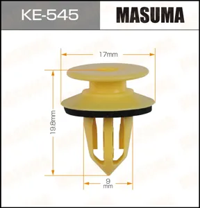 MASUMA KE545 Клипса пластиковая крепежная