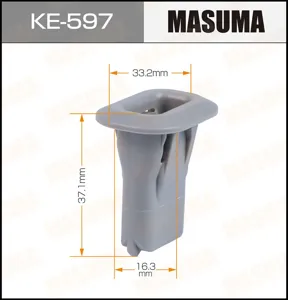 MASUMA KE597 Клипса (пластиковая крепежная деталь)