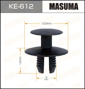 MASUMA KE612 Клипса пластиковая крепежная