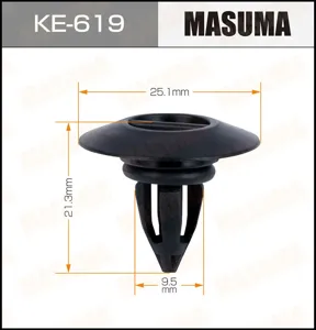 MASUMA KE619 Клипса (пластиковая крепежная деталь)