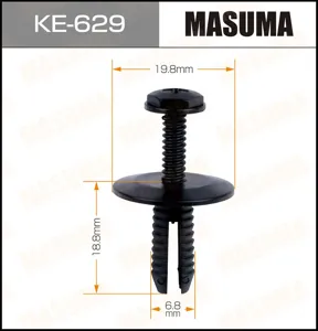 MASUMA KE629 Клипса (пластиковая крепежная деталь)
