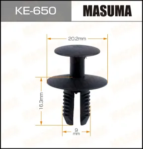 MASUMA KE650 Клипса пластиковая крепежная