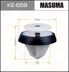MASUMA KE659 Клипса пластиковая крепежная