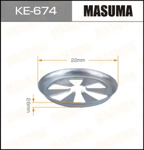 MASUMA KE674 Клипса (пластиковая крепежная деталь)